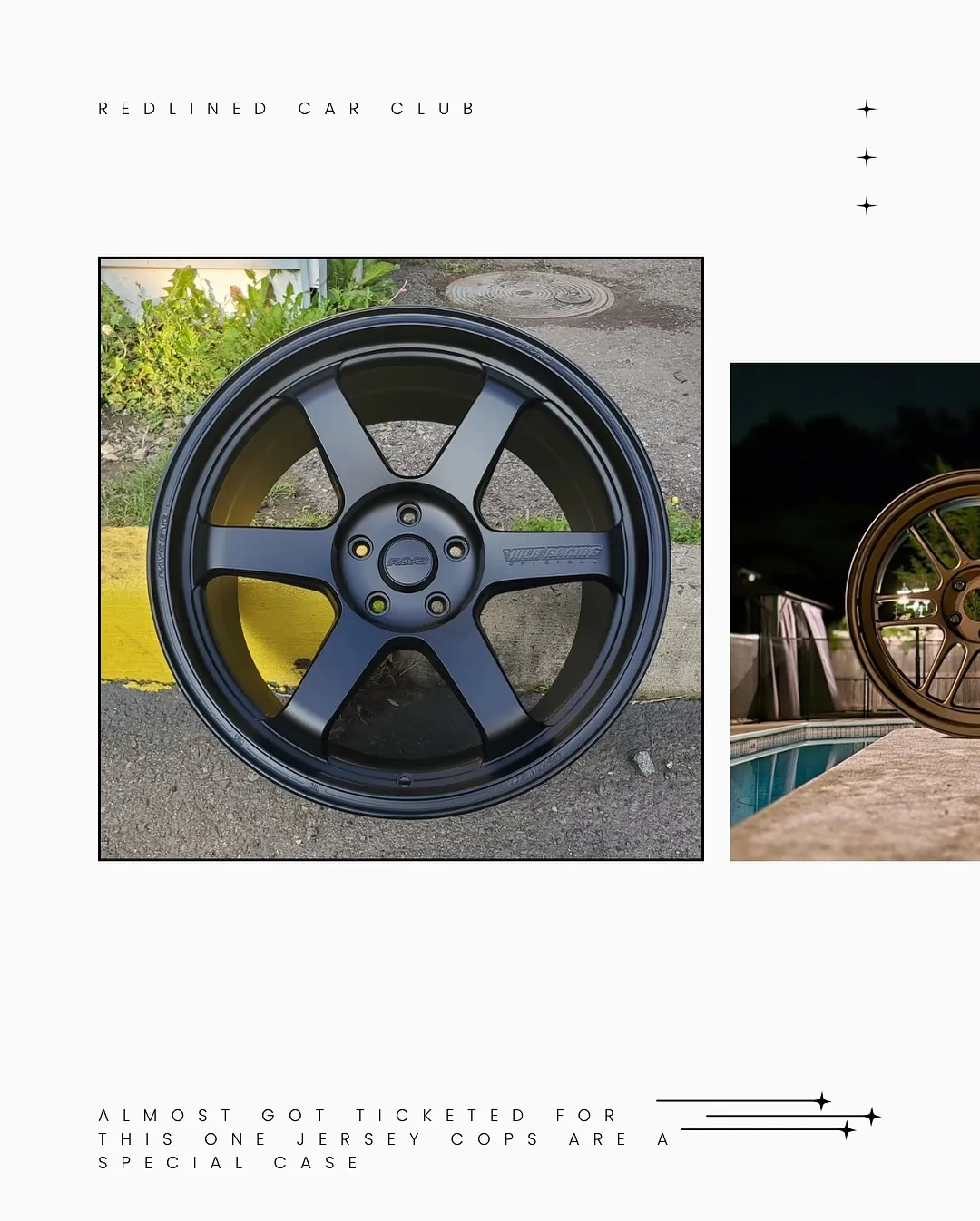 A satin black six-spoke wheel against a white background
