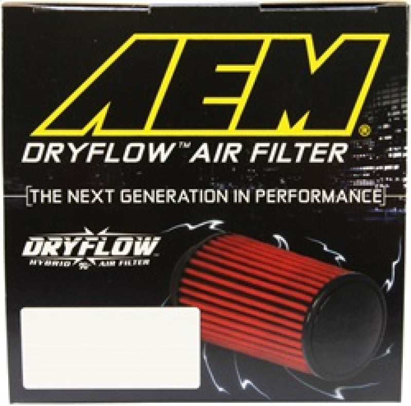 AEM DryFlow Air Filter AIR FILTER KIT 2.75in X 5in DRYFLOW- W/HOLE
